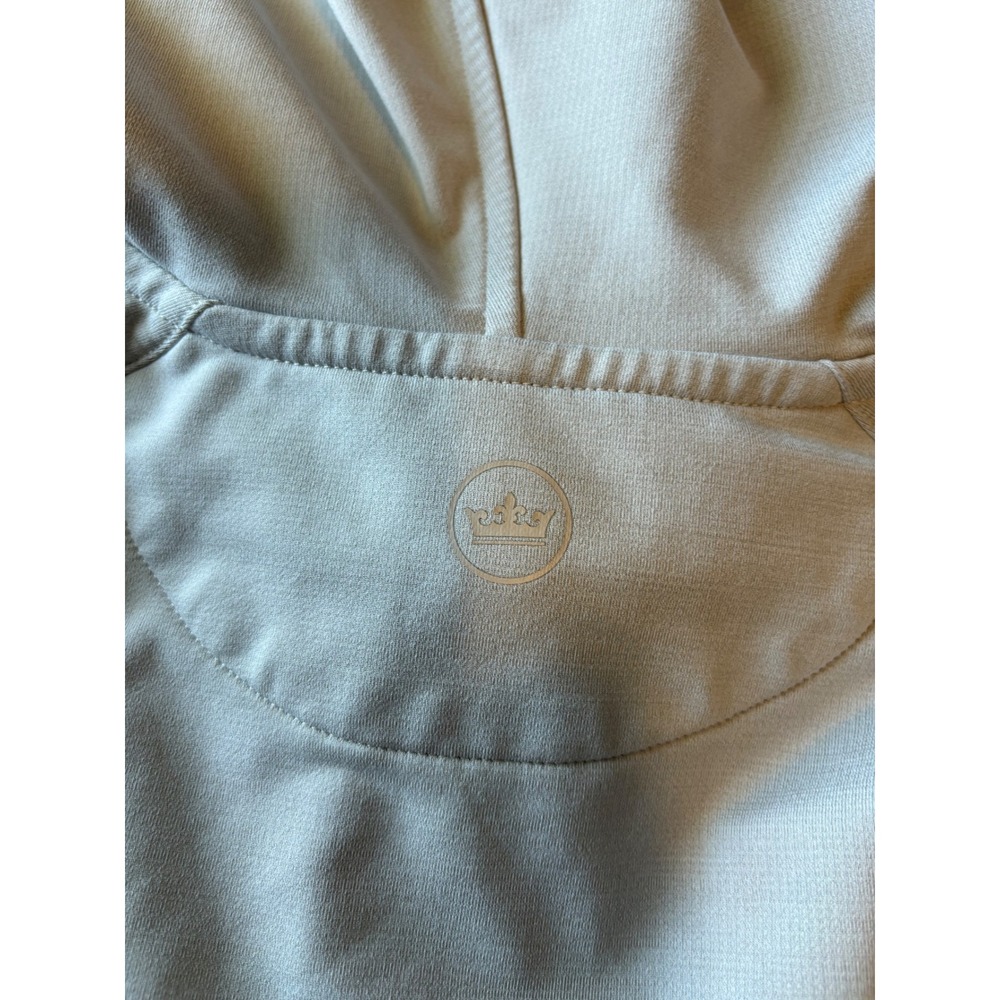 Peter Millar Crown Sport Mens Grey Performance Hoodie TCC Logo Golf Pullover M - Picture 6 of 7